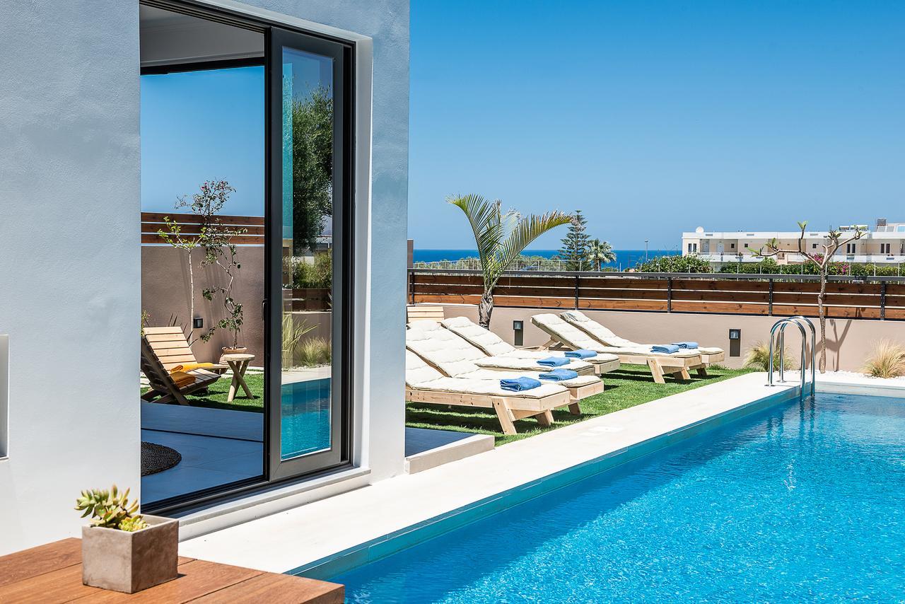 Fos Villa, A Luxe House With Private Heated Pool Galatás Exterior foto