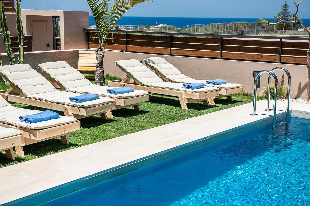 Fos Villa, A Luxe House With Private Heated Pool Galatás Exterior foto