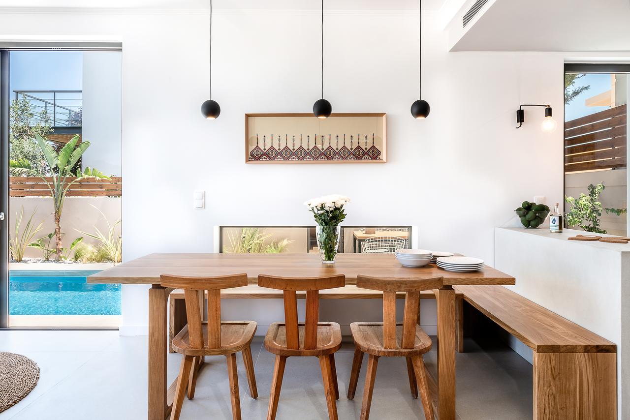Fos Villa, A Luxe House With Private Heated Pool Galatás Exterior foto