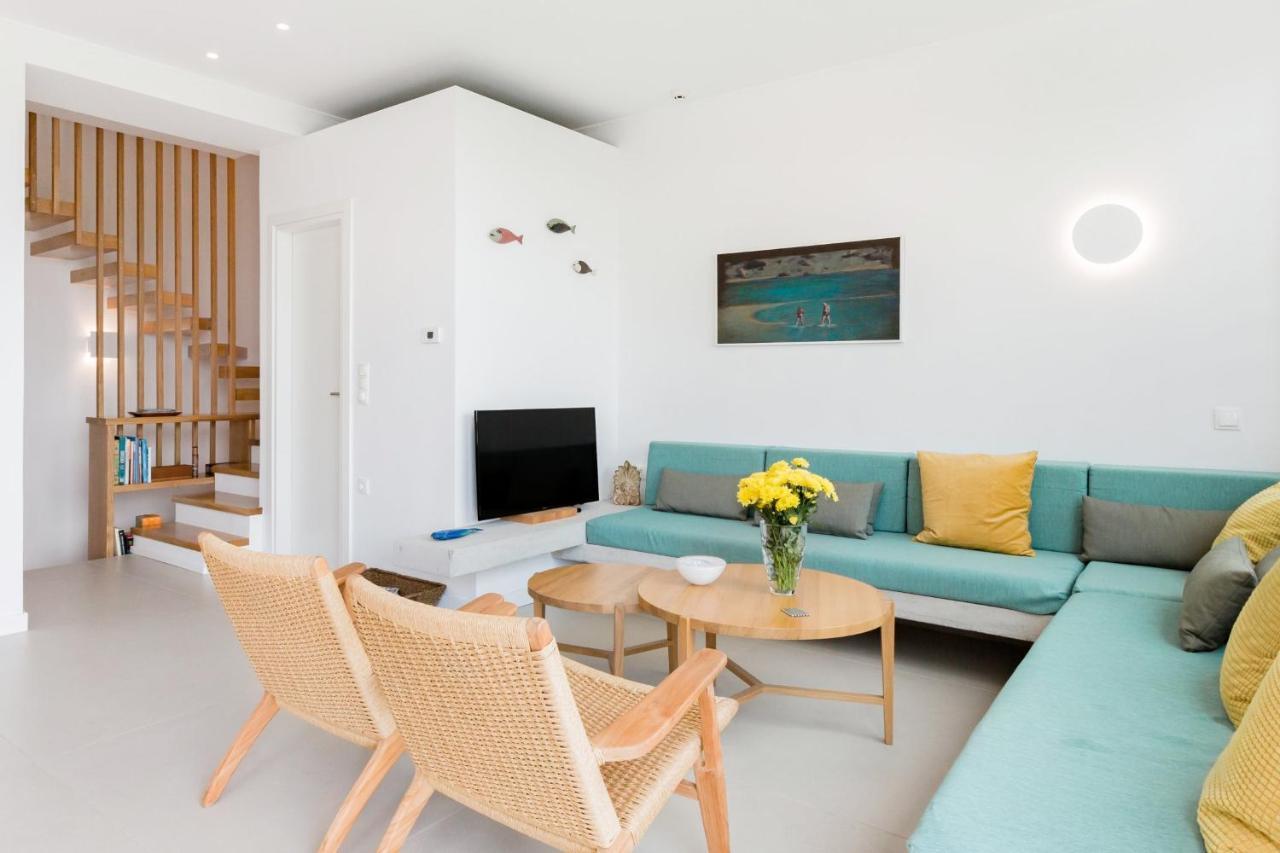 Fos Villa, A Luxe House With Private Heated Pool Galatás Exterior foto