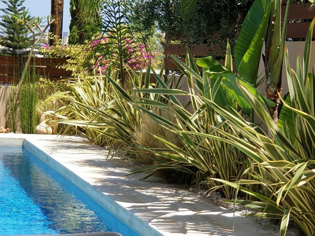 Fos Villa, A Luxe House With Private Heated Pool Galatás Exterior foto