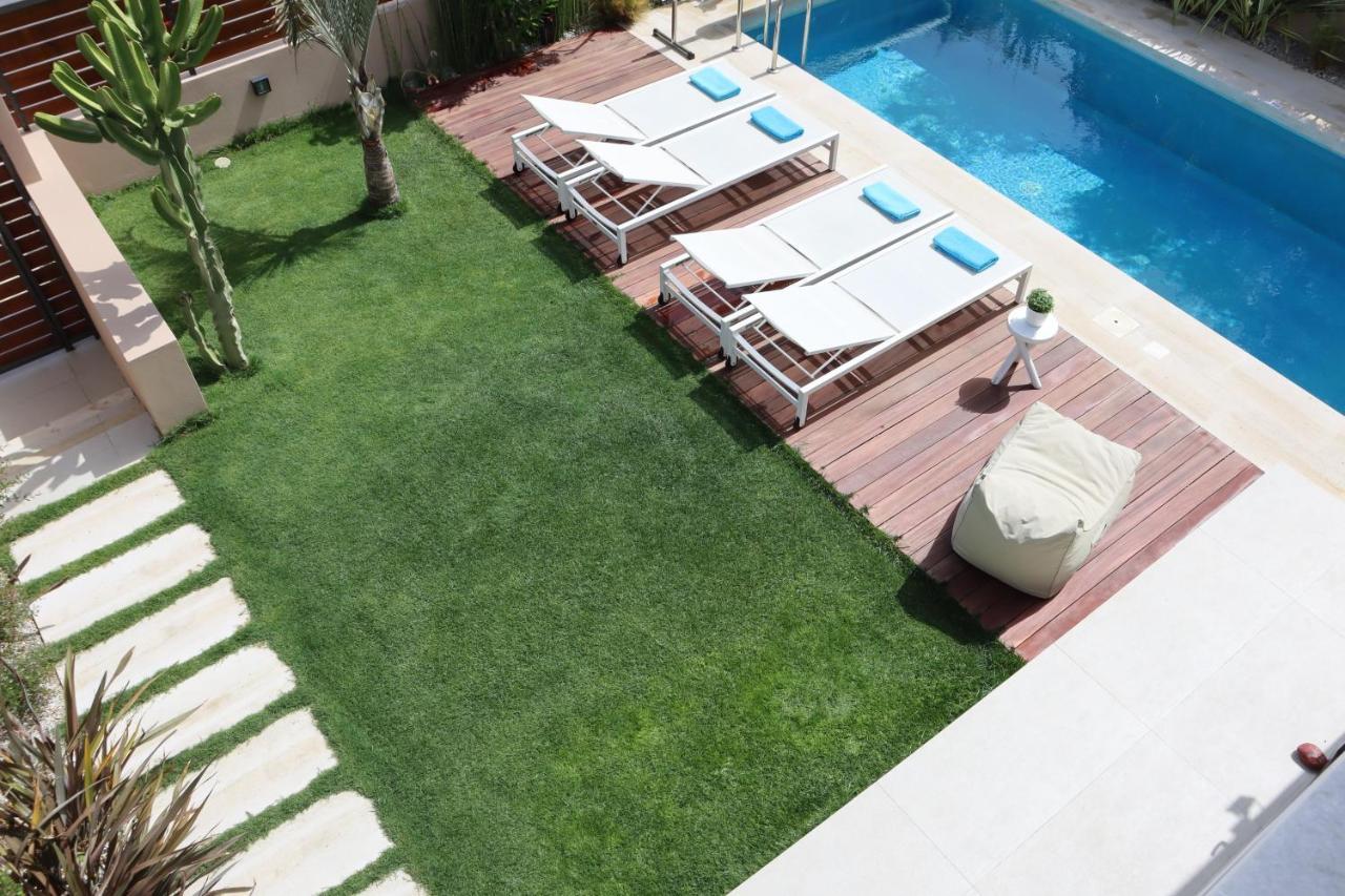 Fos Villa, A Luxe House With Private Heated Pool Galatás Exterior foto